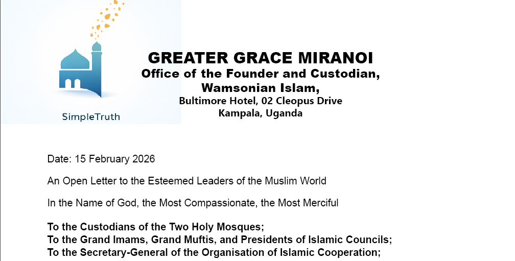 An Open Letter to the Leaders of the Muslim World