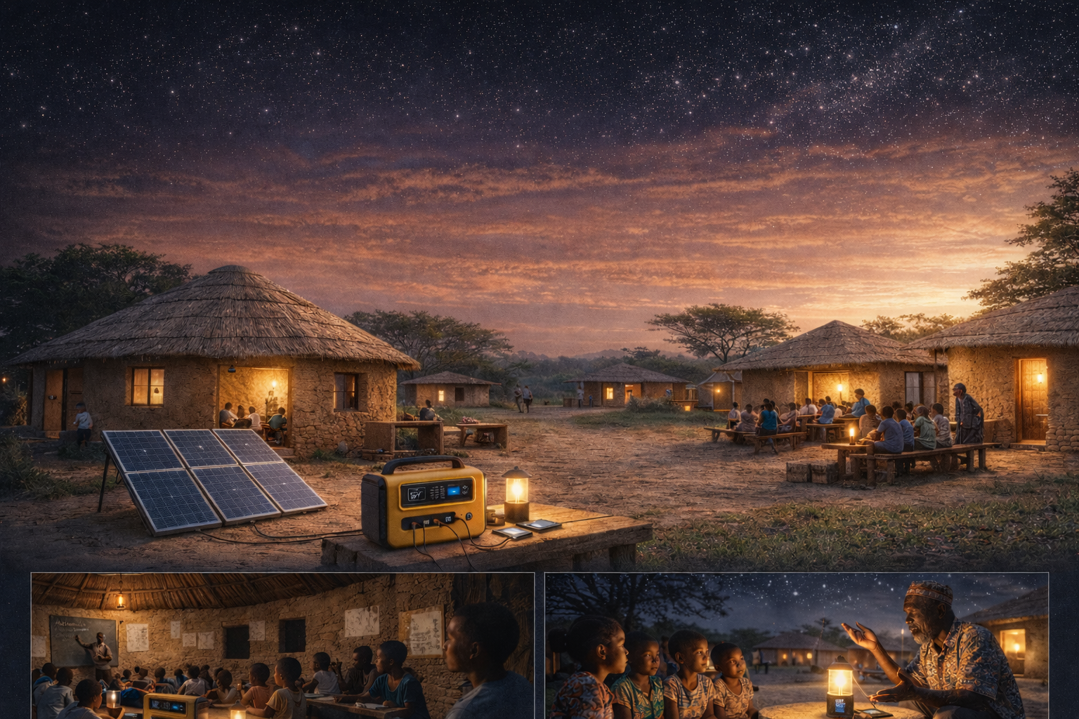 Future education with solar power